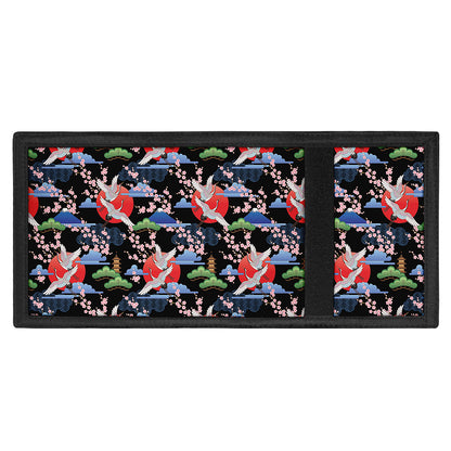 Japanese Traditional Pattern Print Trifold Wallet