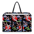 Japanese Traditional Pattern Print Utility Tote Bag