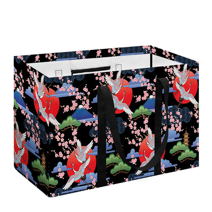 Japanese Traditional Pattern Print Utility Tote Bag