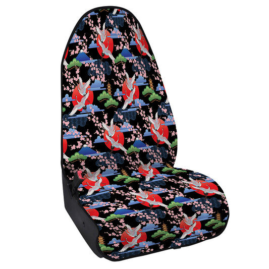 Japanese Traditional Pattern Print Waterproof Car Seat Cover