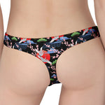 Japanese Traditional Pattern Print Women's Thong