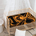 Japanese Warrior Mask Print Baby Crib Sheet