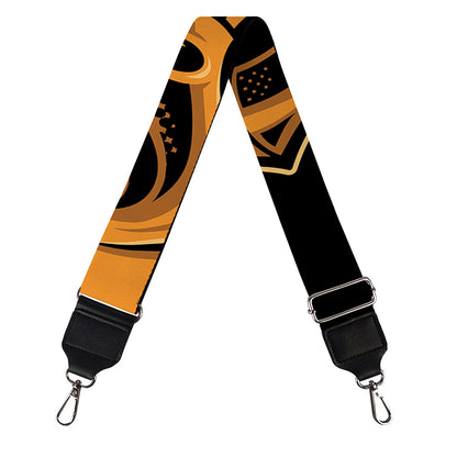 Japanese Warrior Mask Print Bag Strap