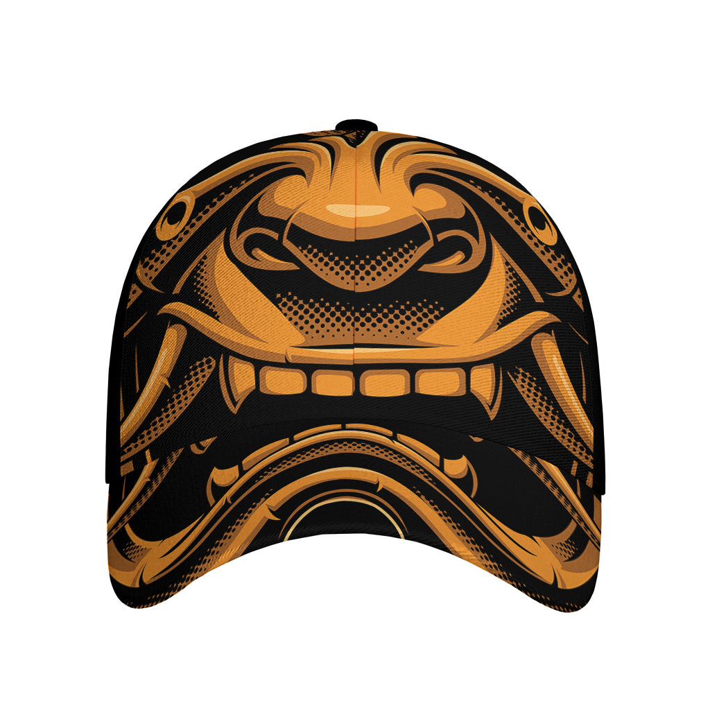 Japanese Warrior Mask Print Baseball Cap