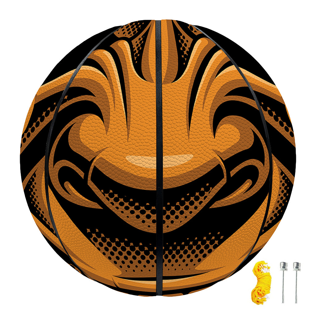Japanese Warrior Mask Print Basketball