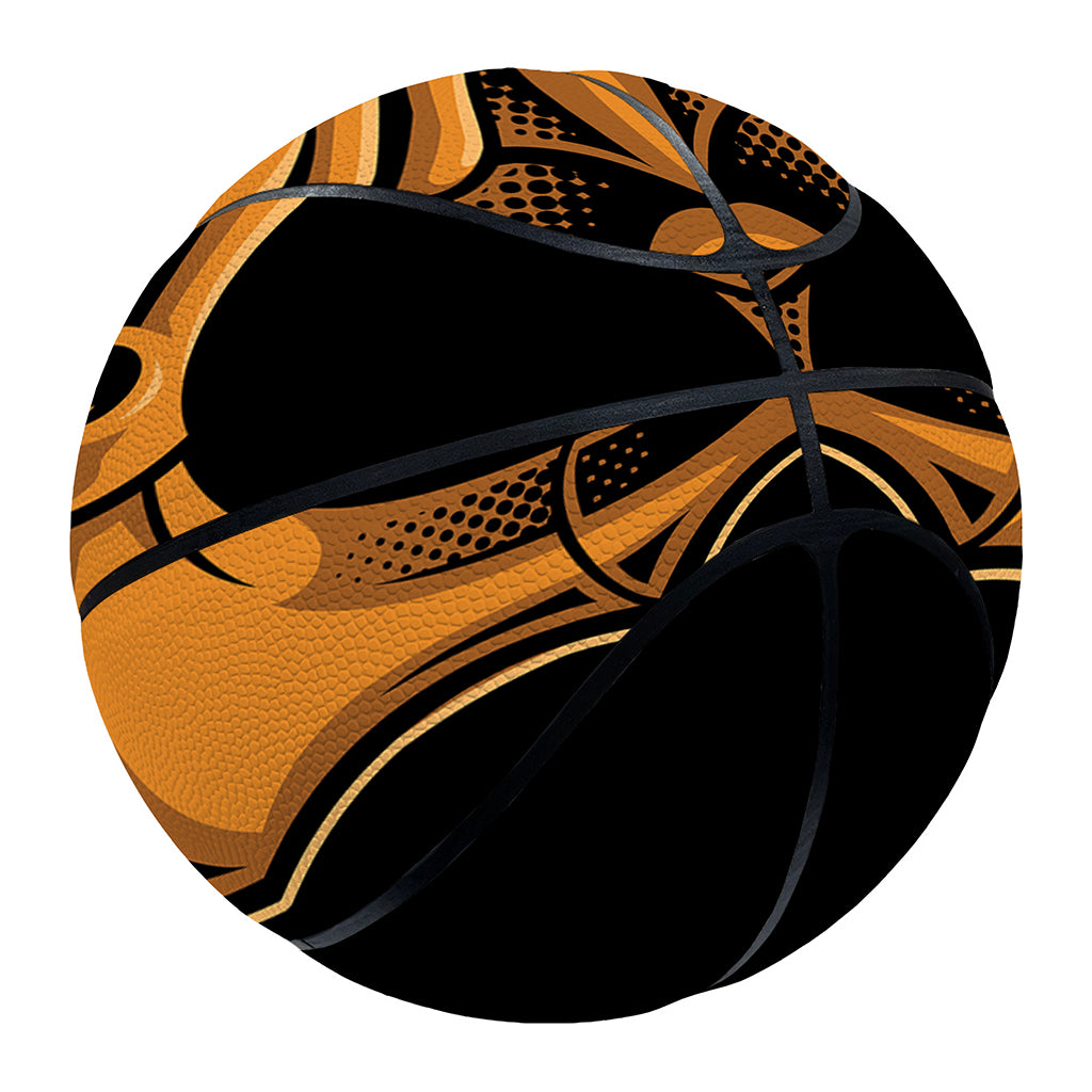 Japanese Warrior Mask Print Basketball