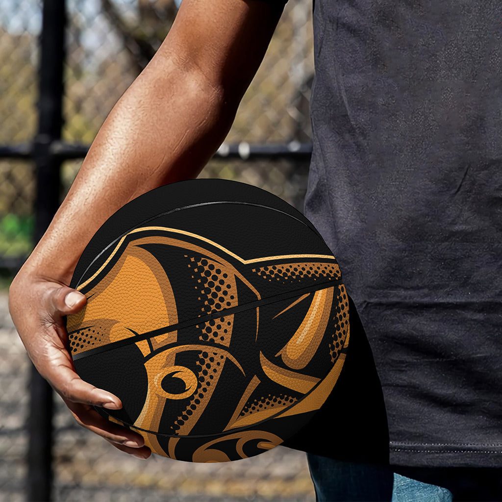 Japanese Warrior Mask Print Basketball