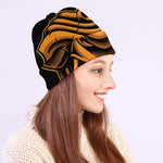 Japanese Warrior Mask Print Beanie