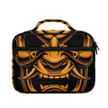 Japanese Warrior Mask Print Briefcase Bible Bag