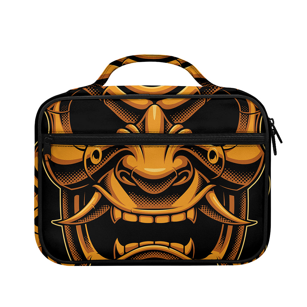 Japanese Warrior Mask Print Briefcase Bible Bag