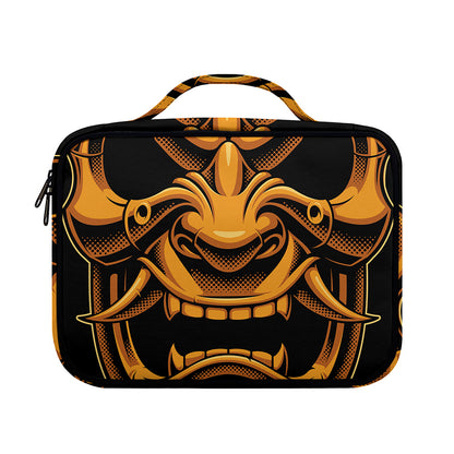 Japanese Warrior Mask Print Briefcase Bible Bag