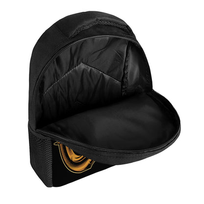 Japanese Warrior Mask Print Casual Backpack