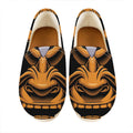 Japanese Warrior Mask Print Casual Shoes