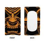 Japanese Warrior Mask Print Changing Pad Cover
