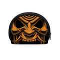 Japanese Warrior Mask Print Coin Purse