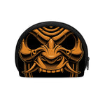 Japanese Warrior Mask Print Coin Purse
