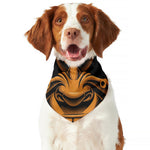 Japanese Warrior Mask Print Dog Bandana