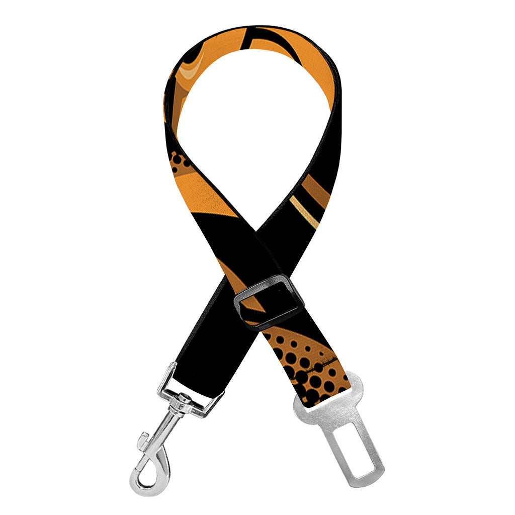 Japanese Warrior Mask Print Dog Seat Belt