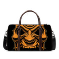 Japanese Warrior Mask Print Duffel Bag