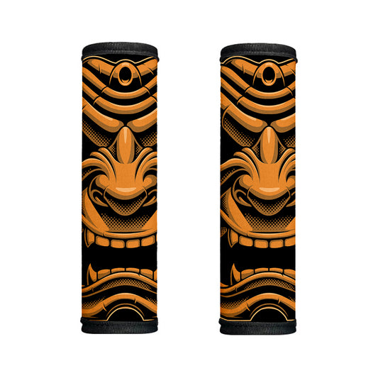 Japanese Warrior Mask Print Handle Covers