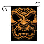 Japanese Warrior Mask Print House Flag