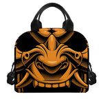Japanese Warrior Mask Print Insulated Lunch Bag