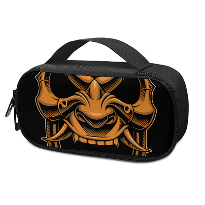 Japanese Warrior Mask Print Insulin Cooler Travel Case