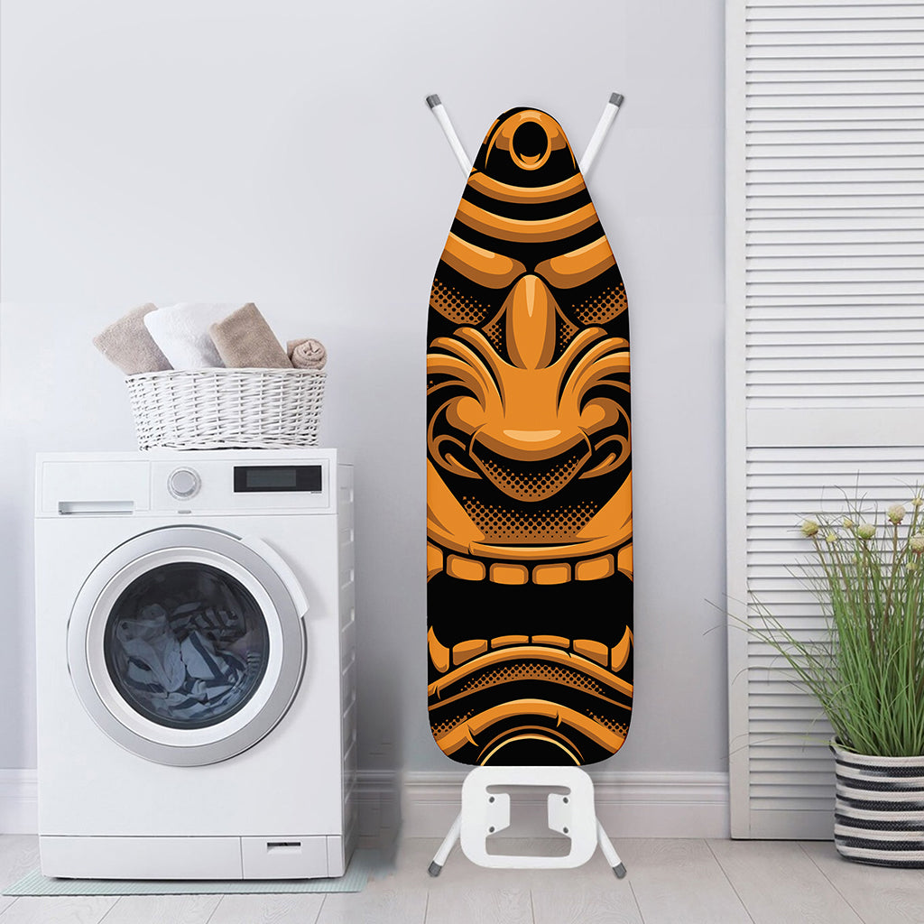 Japanese Warrior Mask Print Ironing Board Cover