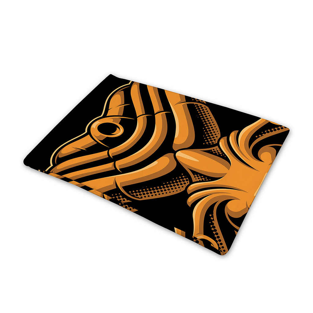 Japanese Warrior Mask Print Pet Cooling Mat Cover