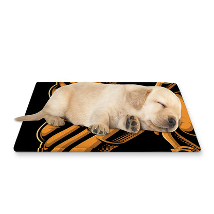 Japanese Warrior Mask Print Pet Cooling Mat Cover