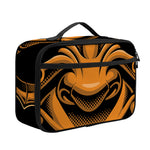 Japanese Warrior Mask Print Portable Lunch Bag