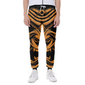 Japanese Warrior Mask Print Joggers