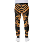 Japanese Warrior Mask Print Scuba Joggers