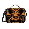 Japanese Warrior Mask Print Shoulder Strap Bible Bag