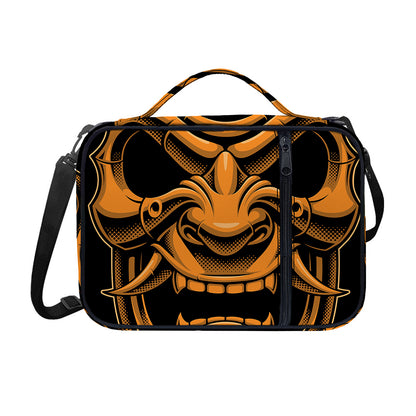 Japanese Warrior Mask Print Shoulder Strap Bible Bag