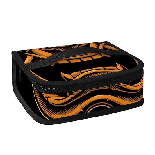 Japanese Warrior Mask Print Small Lunch Bag