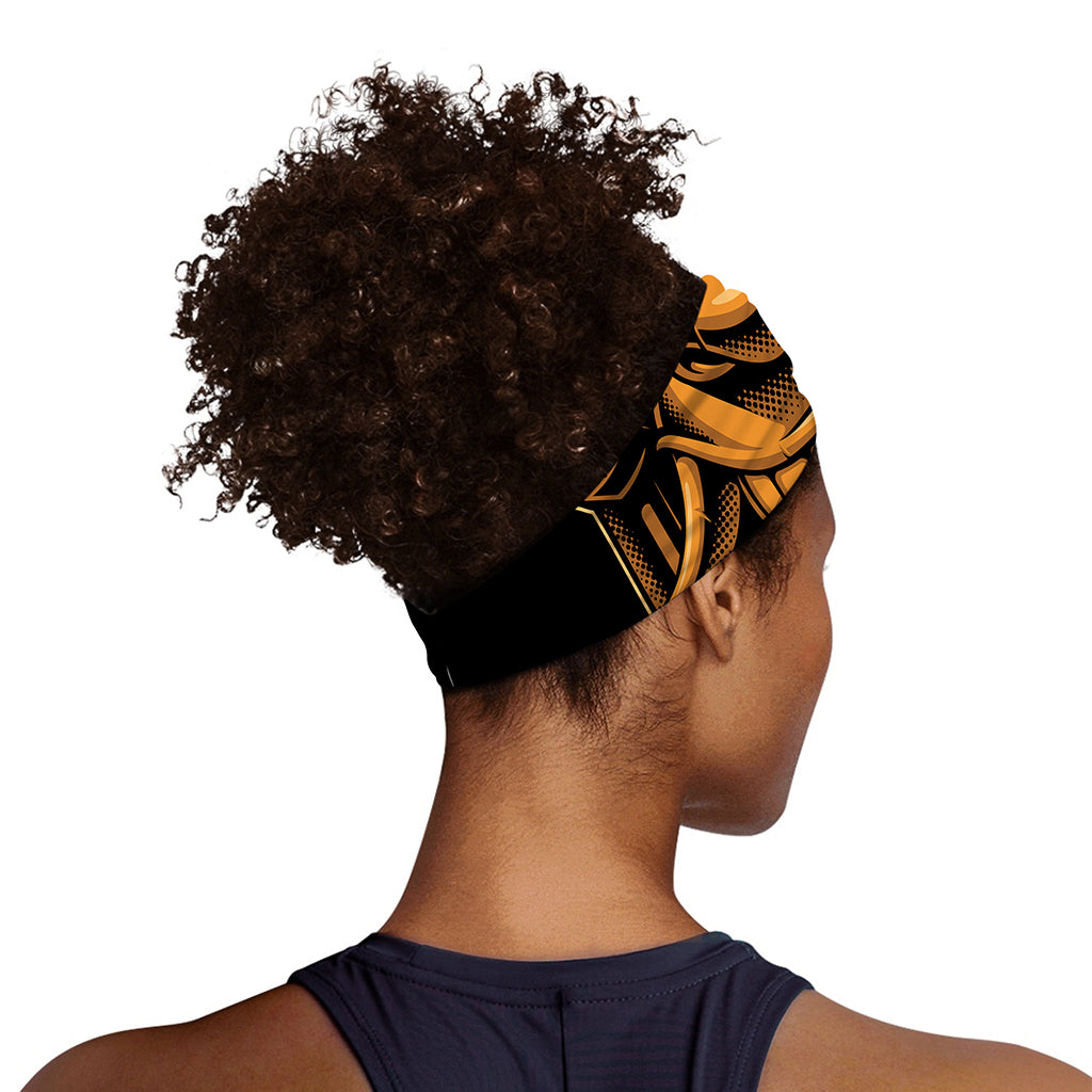 Japanese Warrior Mask Print Sports Headband