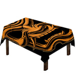 Japanese Warrior Mask Print Tablecloth