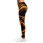 Japanese Warrior Mask Print Women's Leggings