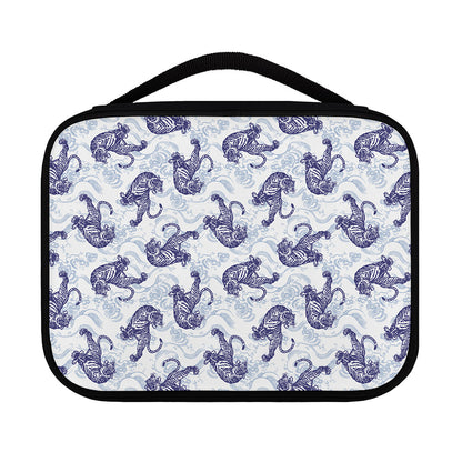Japanese White Tiger Pattern Print Classic Bible Case