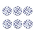 Japanese White Tiger Pattern Print Coaster Set