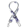 Japanese White Tiger Pattern Print Dog Seat Belt