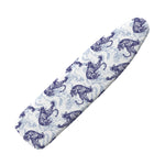 Japanese White Tiger Pattern Print Ironing Board Cover