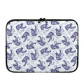 Japanese White Tiger Pattern Print Laptop Sleeve