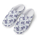 Japanese White Tiger Pattern Print Mesh Casual Shoes