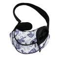 Japanese White Tiger Pattern Print Pet Sling Carrier