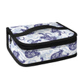 Japanese White Tiger Pattern Print Small Lunch Bag