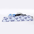 Japanese White Tiger Pattern Print Sports Towel