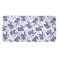 Japanese White Tiger Pattern Print Towel