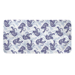 Japanese White Tiger Pattern Print Towel